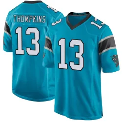 Deven Thompkins Carolina Panthers Game Men's Alternate Jersey (Blue)