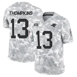 Deven Thompkins Carolina Panthers Limited Men's 2024 Salute to Service Jersey (Arctic Camo)