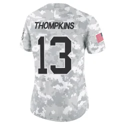 Deven Thompkins Carolina Panthers Limited Women's 2024 Salute to Service Jersey (Arctic Camo)