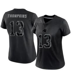 Deven Thompkins Carolina Panthers Limited Women's Reflective Jersey (Black)
