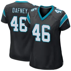 Dominique Dafney Carolina Panthers Game Women's Team Color Jersey (Black)