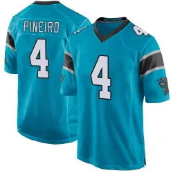 Eddy Pineiro Carolina Panthers Game Men's Alternate Jersey (Blue)