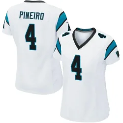 Eddy Pineiro Carolina Panthers Game Women's Jersey (White)