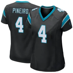 Eddy Pineiro Carolina Panthers Game Women's Team Color Jersey (Black)