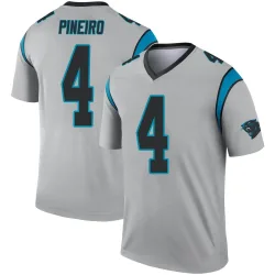 Eddy Pineiro Carolina Panthers Legend Men's Inverted Silver Jersey ()