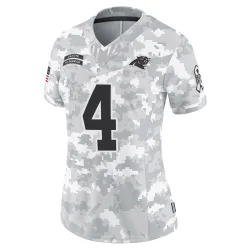 Eddy Pineiro Carolina Panthers Limited Women's 2024 Salute to Service Jersey (Arctic Camo)