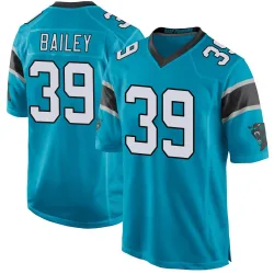 Emani Bailey Carolina Panthers Game Men's Alternate Jersey (Blue)
