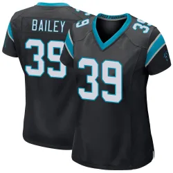 Emani Bailey Carolina Panthers Game Women's Team Color Jersey (Black)