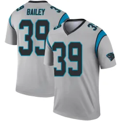 Emani Bailey Carolina Panthers Legend Men's Inverted Silver Jersey ()
