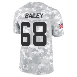 Emani Bailey Carolina Panthers Limited Men's 2024 Salute to Service Jersey (Arctic Camo)
