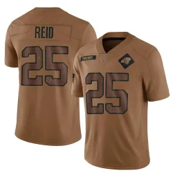 Eric Reid Carolina Panthers Limited Men's 2023 Salute To Service Jersey (Brown)