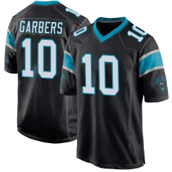 Ethan Garbers Carolina Panthers Game Men's Team Color Jersey (Black)