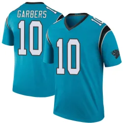 Ethan Garbers Carolina Panthers Legend Men's Color Rush Jersey (Blue)