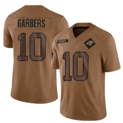 Ethan Garbers Carolina Panthers Limited Men's 2023 Salute To Service Jersey (Brown)