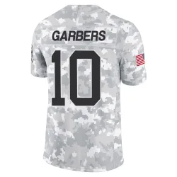 Ethan Garbers Carolina Panthers Limited Men's 2024 Salute to Service Jersey (Arctic Camo)