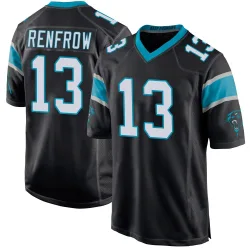 Hunter Renfrow Carolina Panthers Game Men's Team Color Jersey (Black)