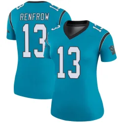 Hunter Renfrow Carolina Panthers Legend Women's Color Rush Jersey (Blue)