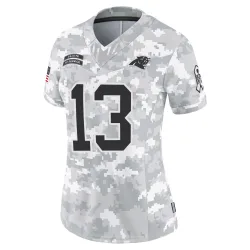 Hunter Renfrow Carolina Panthers Limited Women's 2024 Salute to Service Jersey (Arctic Camo)
