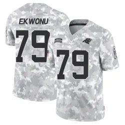 Ikem Ekwonu Carolina Panthers Limited Men's 2024 Salute to Service Jersey (Arctic Camo)