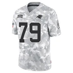 Ikem Ekwonu Carolina Panthers Limited Men's 2024 Salute to Service Jersey (Arctic Camo)