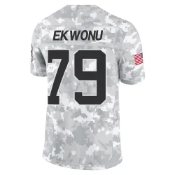 Ikem Ekwonu Carolina Panthers Limited Men's 2024 Salute to Service Jersey (Arctic Camo)