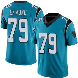 Ikem Ekwonu Carolina Panthers Limited Men's Alternate Vapor Untouchable Jersey (Blue)