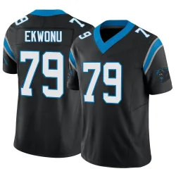 Ikem Ekwonu Carolina Panthers Limited Men's Vapor F.U.S.E. Jersey (Black)