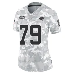Ikem Ekwonu Carolina Panthers Limited Women's 2024 Salute to Service Jersey (Arctic Camo)