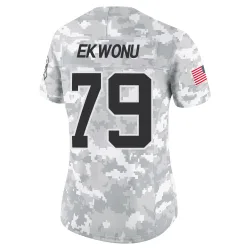 Ikem Ekwonu Carolina Panthers Limited Women's 2024 Salute to Service Jersey (Arctic Camo)