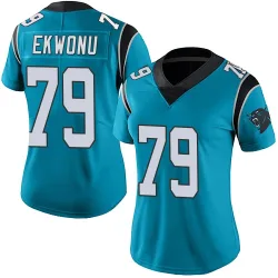 Ikem Ekwonu Carolina Panthers Limited Women's Alternate Vapor Untouchable Jersey (Blue)
