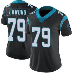 Ikem Ekwonu Carolina Panthers Limited Women's Team Color Vapor Untouchable Jersey (Black)