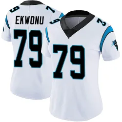 Ikem Ekwonu Carolina Panthers Limited Women's Vapor Untouchable Jersey (White)