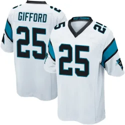 Isaac Gifford Carolina Panthers Game Men's Jersey (White)