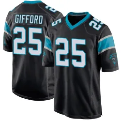 Isaac Gifford Carolina Panthers Game Men's Team Color Jersey (Black)