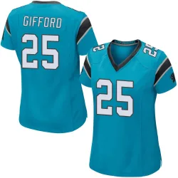 Isaac Gifford Carolina Panthers Game Women's Alternate Jersey (Blue)