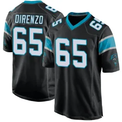 J.D. DiRenzo Carolina Panthers Game Youth Team Color Jersey (Black)