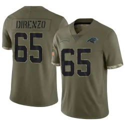 J.D. DiRenzo Carolina Panthers Limited Men's 2022 Salute To Service Jersey (Olive)