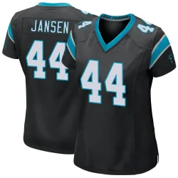 JJ Jansen Carolina Panthers Game Women's Team Color Jersey (Black)