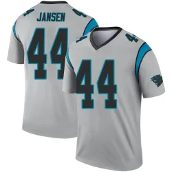 JJ Jansen Carolina Panthers Legend Men's Inverted Silver Jersey ()