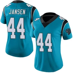 JJ Jansen Carolina Panthers Limited Women's Alternate Vapor Untouchable Jersey (Blue)