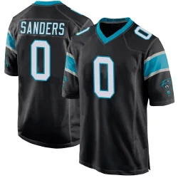 Ja'Tavion Sanders Carolina Panthers Game Men's Team Color Jersey (Black)