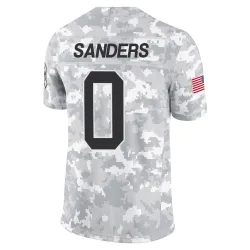 Ja'Tavion Sanders Carolina Panthers Limited Men's 2024 Salute to Service Jersey (Arctic Camo)