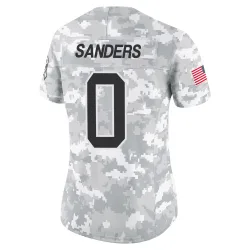 Ja'Tavion Sanders Carolina Panthers Limited Women's 2024 Salute to Service Jersey (Arctic Camo)