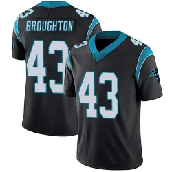 JaTravis Broughton Carolina Panthers Limited Men's Team Color Vapor Untouchable Jersey (Black)