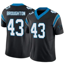 JaTravis Broughton Carolina Panthers Limited Men's Vapor F.U.S.E. Jersey (Black)