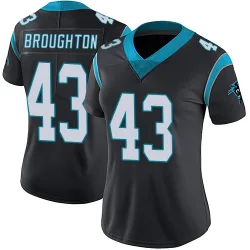 JaTravis Broughton Carolina Panthers Limited Women's Team Color Vapor Untouchable Jersey (Black)
