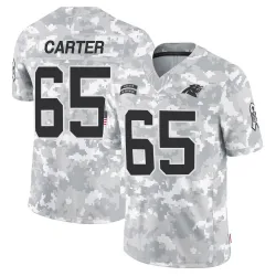 Ja'Tyre Carter Carolina Panthers Limited Men's 2024 Salute to Service Jersey (Arctic Camo)