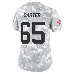 Ja'Tyre Carter Carolina Panthers Limited Women's 2024 Salute to Service Jersey (Arctic Camo)
