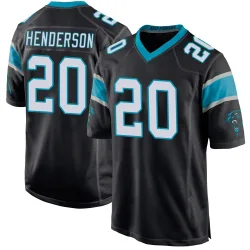 Jack Henderson Carolina Panthers Game Men's Team Color Jersey (Black)