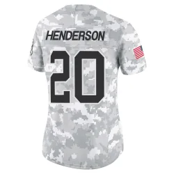 Jack Henderson Carolina Panthers Limited Women's 2024 Salute to Service Jersey (Arctic Camo)